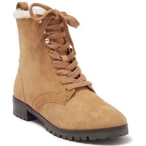 🥾Kate Spade ♠️ Tan Lace-Up Suede Ankle Boots